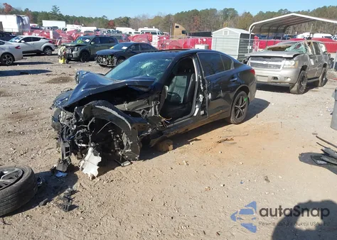 2015 Infiniti Q50 Premium from USA, damaged, VIN JN1BV7AP0FM343569